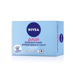 Delikatne mydło pielęgnujące dla niemowlat i dzieci Nivea 100 ml