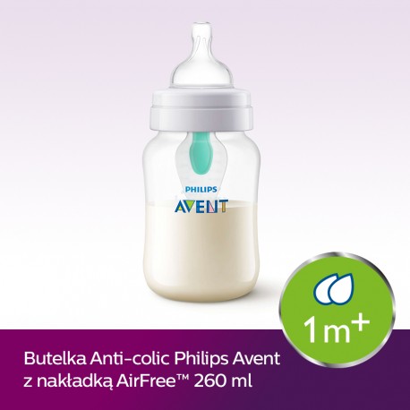 Butelka Avent Anti-colic 260 ml z nakładką Air-Free SCF813/14