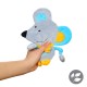 Przytulanka dla niemowląt 22 cm Flat Mouse Kirstin BabyOno 445