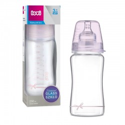 Lovi butelka szklana Diamond Glass 250 ml Baby Shower Girl 74/204girl