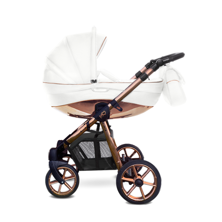 Babyactive Mommy Glossy White Rose Gold wózek wielofunkcyjny