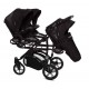 Babyactive Trippy 07 Black wózek wielofunkcyjny bliźniaczy