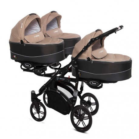 Babyactive Trippy 12 Beige wózek wielofunkcyjny bliźniaczy