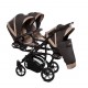 Babyactive Trippy 12 Beige wózek wielofunkcyjny bliźniaczy