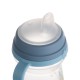 Canpol babies kubek z silikonowym ustnikiem FirstCup 250ml BONJOUR PARIS 56/613_blu