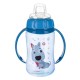 Canpol babies Kubek treningowy ustnik silikonowy 320ml CUTE ANIMALS niebieski 56/512_blu