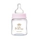 Canpol babies Butelka szeroka antykolkowa 120ml PP EasyStart ROYAL BABY różowa 35/233_pin