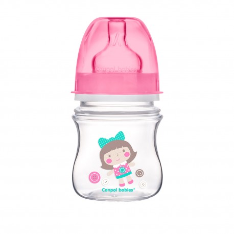 Canpol babies Butelka szeroka antykolkowa 120ml PP EasyStart TOYS 35/205_gre