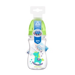 Canpol babies Butelka szeroka antykolkowa 240ml PP EasyStart TOYS 35/206_gre